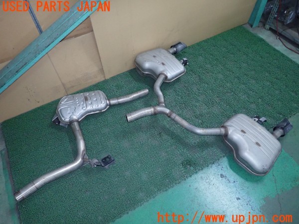 3UPJ=9236020152]アウディ A5 スポーツバック(F5CVKL)純正 8W9253611A リアマフラー カット済み 2分割 中古_2
