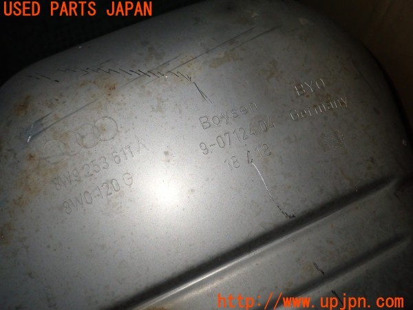 3UPJ=9236020152]アウディ A5 スポーツバック(F5CVKL)純正 8W9253611A リアマフラー カット済み 2分割 中古_5