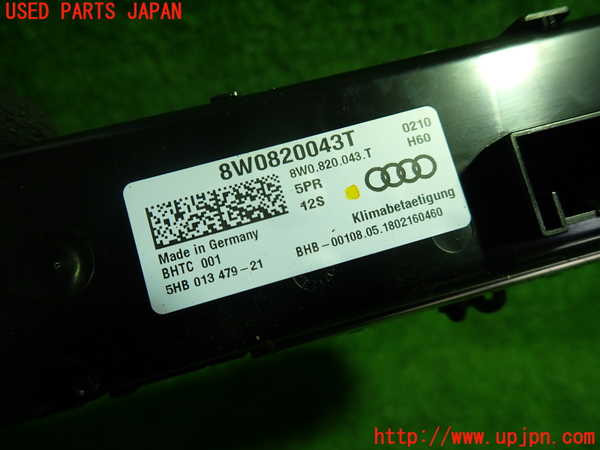 1UPJ-9236026066]アウディ・A5 スポーツバック(F5CVKL)エアコンスイッチ1 中古_2