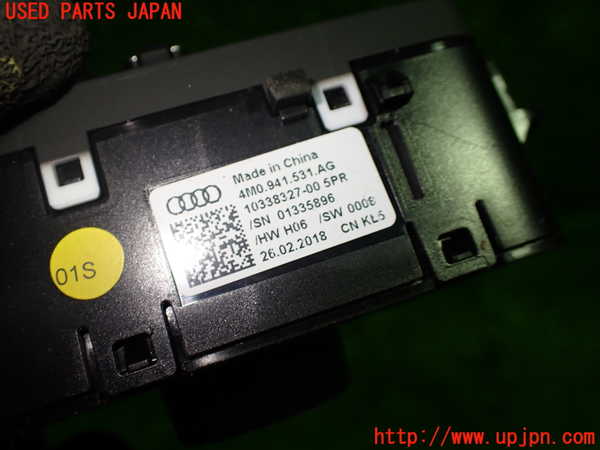 1UPJ-9236026285]アウディ・A5 スポーツバック(F5CVKL)ライトスイッチ 中古_2