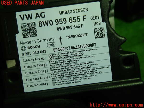1UPJ-9236026145]アウディ・A5 スポーツバック(F5CVKL)エアバッグコンピューター 中古_2
