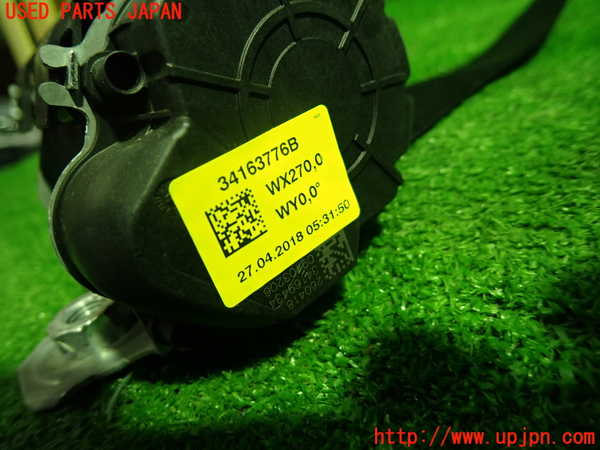 1UPJ-9236027155]アウディ・A5 スポーツバック(F5CVKL)右2列目シートベルト 中古_2