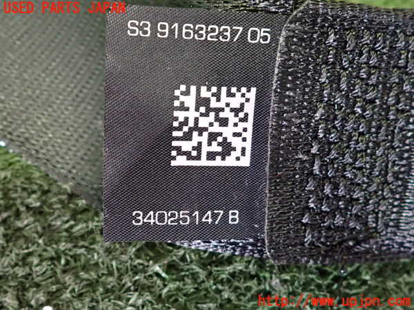 2UPJ-9236037185]BMW 528i(FR30)左2列目シートベルト 中古 (F10)_3