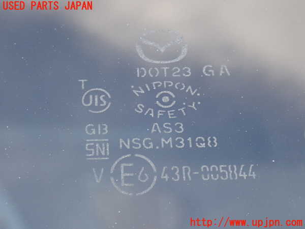 2UPJ-9236041382]CX-5(KF2P)左クォーターガラス (NSG 43R-005844 M31Q8) 中古_2