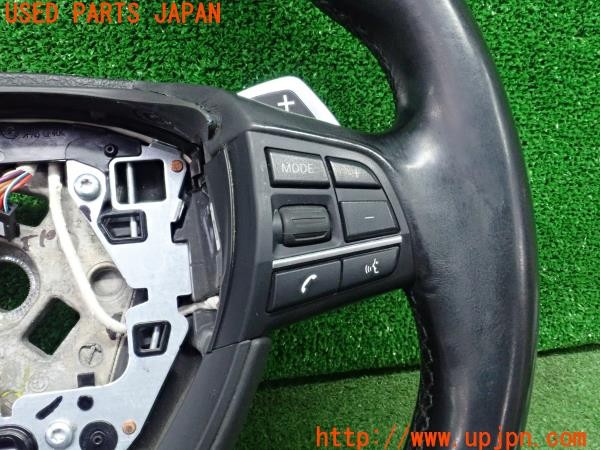 3UPJ=9236070617]BMW 528i ツーリング(MU30 F11)純正 ステアリング 中古_4