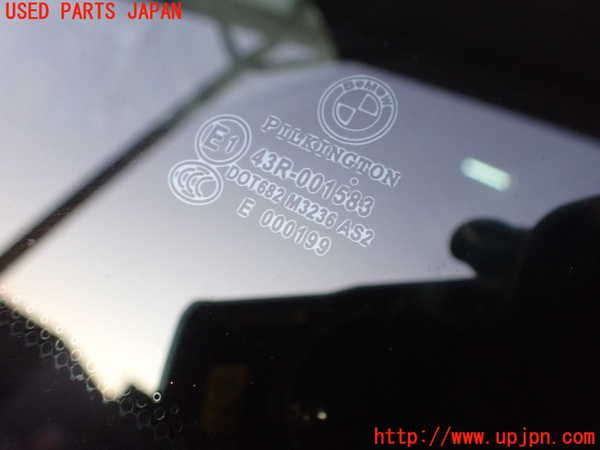 2UPJ-9236071380]BMW 528i ツーリング(MU30)右クォーターガラス (43R-001583) 中古 (F11)_2