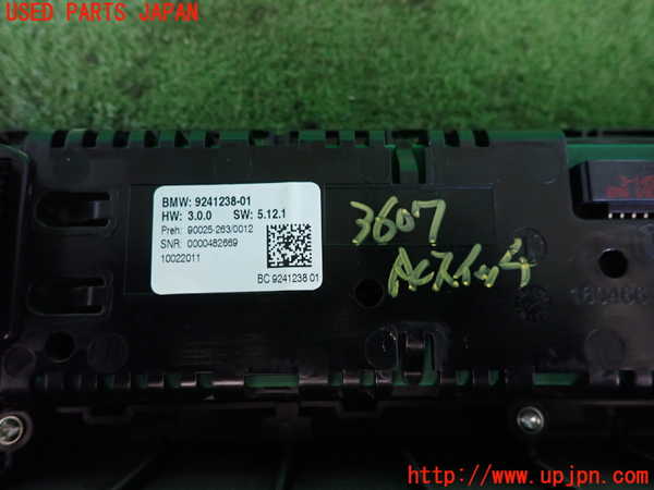 2UPJ-9236076066]BMW 528i ツーリング(MU30)エアコンスイッチ1 中古 (F11)_3