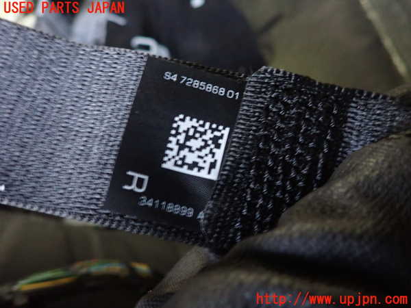 2UPJ-9236077155]BMW 528i ツーリング(MU30)右2列目シートベルト 中古 (F11)_2