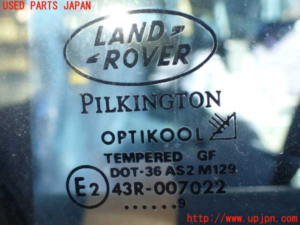 1UPJ-9236091320]ランドローバー・レンジローバー(LP60D)左後ドア 中古 PILKINGTON M129 43R-007022_5