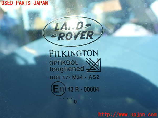 1UPJ-9236091382]ランドローバー・レンジローバー(LP60D)左クォーターガラス 中古 PILKINGTON M34 43R-00004_3
