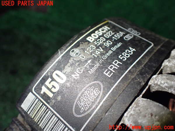 1UPJ-9236096015]ランドローバー・レンジローバー(LP60D)オルタネーター(ダイナモ) 中古_4