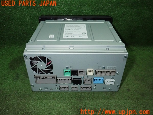 3UPJ=9236130548]N-BOX カスタム L・ターボ(JF3)純正 Gathers VXM-224VFI スタンダードインターナビ 2023年 セキュリティコード付き 中古_3