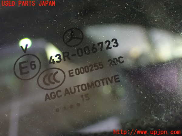 1UPJ-9236141382]ベンツ C200 ステーションワゴン(205242C)(205)左クォーターガラス 中古(43R-006723)_2