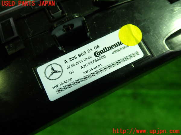 1UPJ-9236146066]ベンツ C200 ステーションワゴン(205242C)(205)エアコンスイッチ1 中古_2