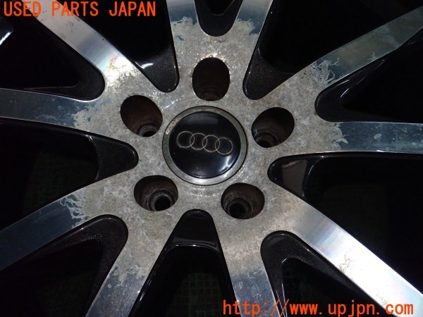 3UPJ=9236160920]アウディ Q5 2.0 TFSIクワトロ(8RCDNF)社外 タイヤホイール 19×8.5J +47? PCD112 5穴 中古_3