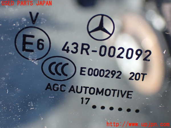 2UPJ-9236171290]ベンツ C220 d W205(205004)右後ドア 中古 AGC 43R-002092_3