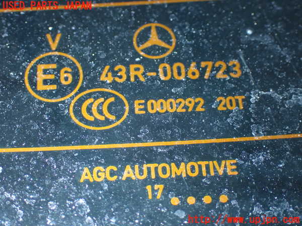 2UPJ-9236171560]ベンツ C220 d W205(205004)リアガラス 中古 AGC 43R-006723_2