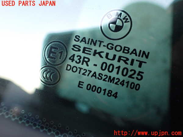 2UPJ-9236181380]BMW M4 クーペ(3C30)(F82)右クォーターガラス (SEKURIT 43R-001025 M24100) 中古_2