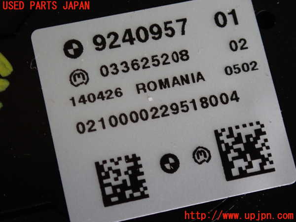 2UPJ-9236206306]BMW 320i ツーリング E91(US20)スイッチ1(ナビメニュー コントロール) 中古_4