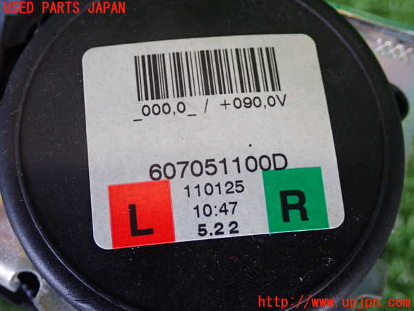 2UPJ-9236207185]BMW 320i ツーリング E91(US20)左2列目シートベルト 中古_3