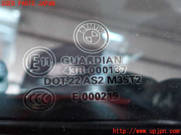 2UPJ-9236211382]BMW X3 F25(WY20)左クォーターガラス 中古 GUARDIAN M35T2 43R-000137_3
