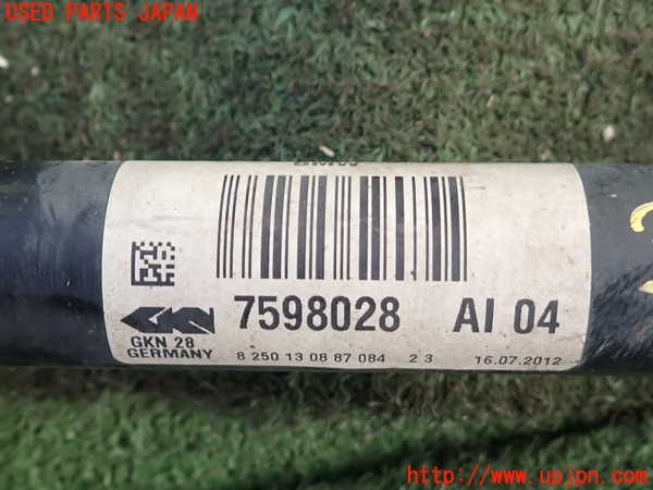 2UPJ-9236214010]BMW X3 F25(WY20)右フロントドライブシャフト 中古_4