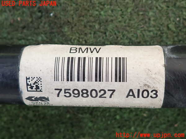 2UPJ-9236214015]BMW X3 F25(WY20)左フロントドライブシャフト 中古_4