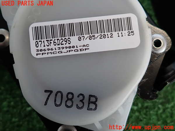 2UPJ-9236217045]BMW X3 F25(WY20)運転席シートベルト 中古_3