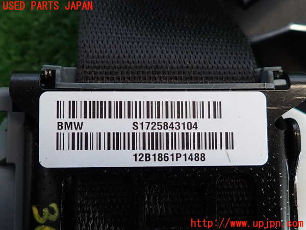 2UPJ-9236217075]BMW X3 F25(WY20)助手席シートベルト 中古_2