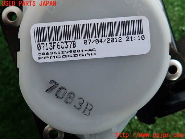 2UPJ-9236217075]BMW X3 F25(WY20)助手席シートベルト 中古_3