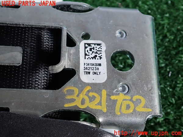 2UPJ-9236217155]BMW X3 F25(WY20)右2列目シートベルト 中古_2