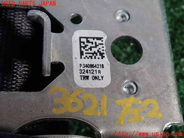 2UPJ-9236217185]BMW X3 F25(WY20)左2列目シートベルト 中古_2