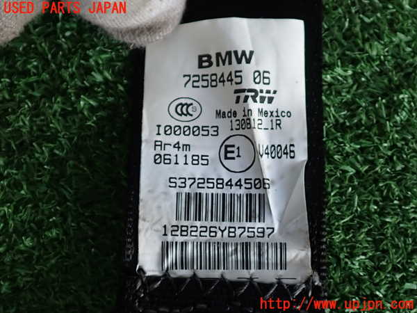 2UPJ-9236217185]BMW X3 F25(WY20)左2列目シートベルト 中古_3