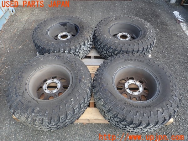 3UPJ=9236220917]ランドクルーザー60 バン XV ハイルーフ(HJ61V(改))後期 社外 ホイール 16×8J +28 PCD139.7 6穴 4本 中古_4