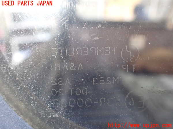 1UPJ-9236221380]ランクル60系(HJ61V(改))右クォーターガラス 中古 ASAHI M283 43R-00033_3