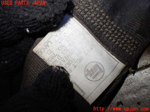 1UPJ-9236227075]ランクル60系(HJ61V(改))助手席シートベルト 中古_3