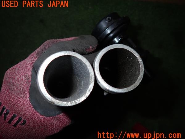 3UPJ=9236230104]ジムニー(JB23W 1型)純正加工? タービンインレットパイプ パイピング ブローオフバルブ付き 中古_3