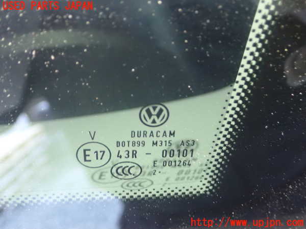 1UPJ-9236241380]VW ポロ(AWDLA)右クォーターガラス 中古 DURACAM M315 43R-00101_2