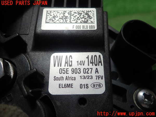 1UPJ-9236246015]VW ポロ(AWDLA)オルタネーター(ダイナモ) 中古_2
