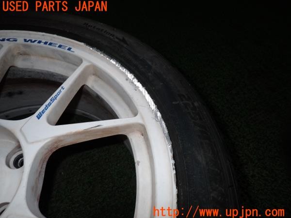 3UPJ=9236250961]インテグラ タイプR(DC5)前期 WedsSport ウェッズスポーツ TC005 ホイール 17×7.5JJ +41 PCD114.3 5穴 1本 中古_2