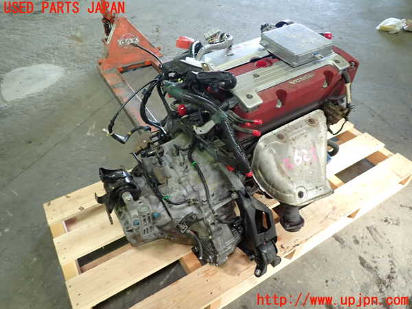 1UPJ-9236252003]インテグラ タイプR(DC5)エンジンミッションセット（補器類・ECU付） K20A 6FMT (1番値(Mpa)1.32/2:1.29/3:1.31/4:1.4) 中古_2