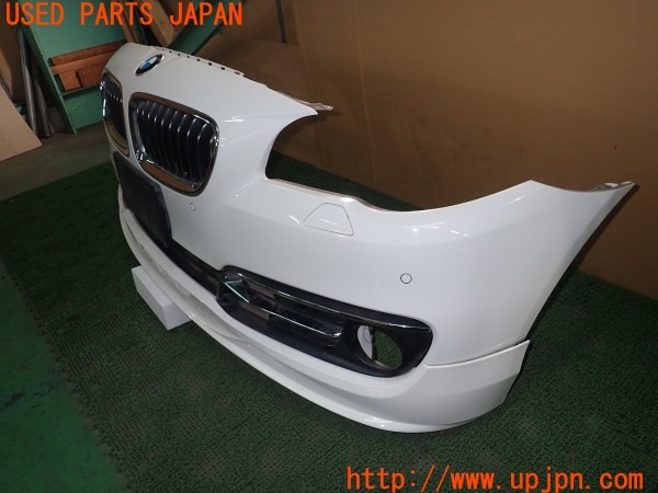 3UPJ=9236280048]BMW アクティブハイブリッド5(FZ35 F10)純正 フロントバンパー アルピナ 41 00 951 アンダースポイラー付き 中古_3