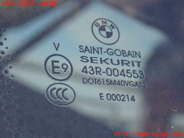 2UPJ-9236291382]BMW X4(XW20)(F26)左クォーターガラス 中古(43R-004553 M40V)_3