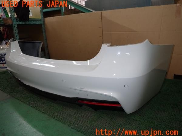 3UPJ=9236300058]BMW アクティブハイブリッド3 Mスポーツ(3F30 F30)純正 リアバンパー 3D Design ディフューザー付き 中古_3