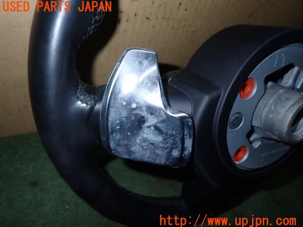 3UPJ=9236300617]BMW アクティブハイブリッド3 Mスポーツ(3F30 F30)純正 ステアリング 社外カーボン調カバー付き 中古_5