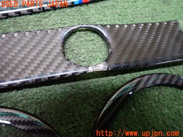 3UPJ=9236300645]BMW アクティブハイブリッド3 Mスポーツ(3F30 F30)社外 カーボン調カバー インパネカバー トリムカバー ジャンク_2