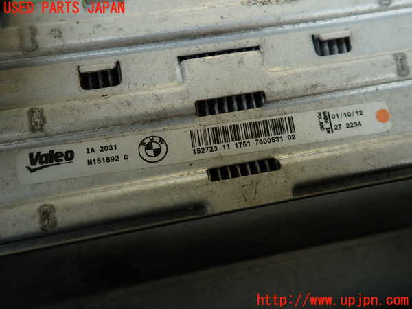 2UPJ-9236302451]BMW アクティブハイブリッド3(AH3)(3F30)インタークーラー1 中古 (F30)_5