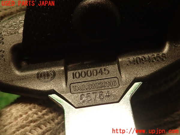 2UPJ-9236307045]BMW アクティブハイブリッド3(AH3)(3F30)運転席シートベルト 中古 (F30)_5