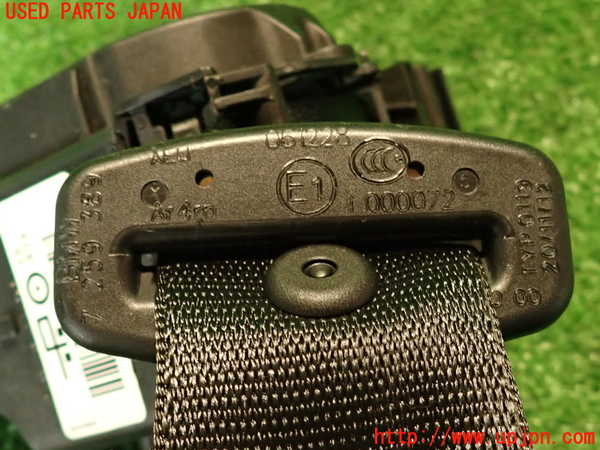 2UPJ-9236307155]BMW アクティブハイブリッド3(AH3)(3F30)右2列目シートベルト 中古 (F30)_4