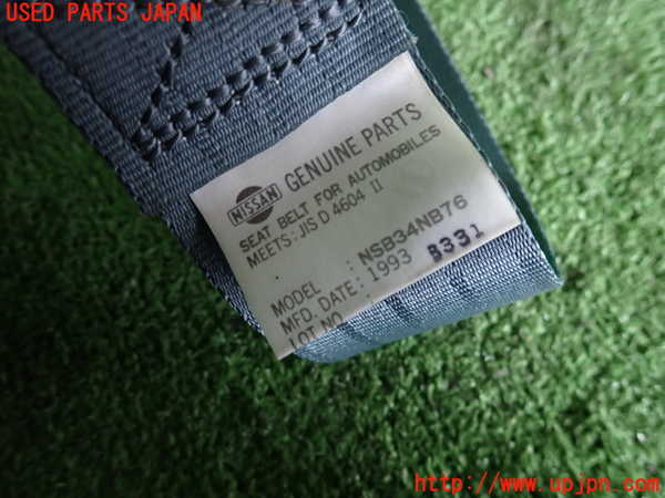 2UPJ-9236317155]セドリック ワゴン(WUY30)右2列目シートベルト 中古_2